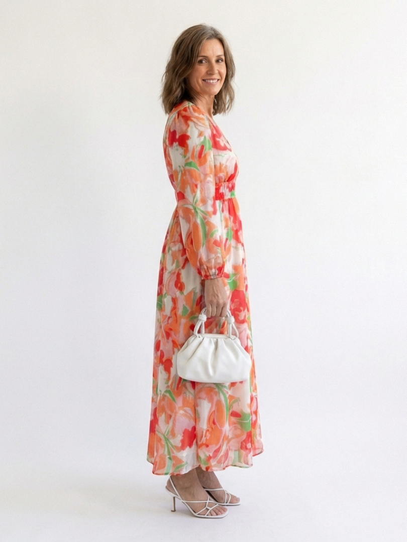 Women's Floral Maxi Dress | Summer Wedding Guest-7