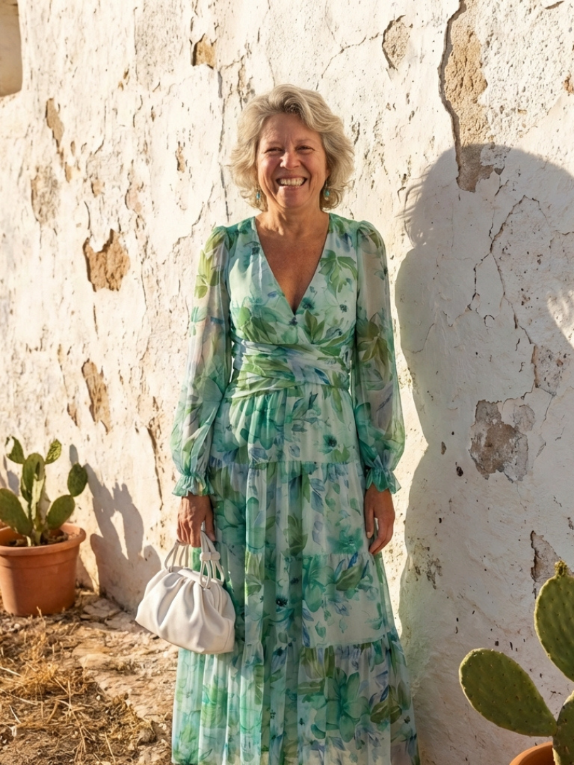 Women's Floral Maxi Dress | Summer Wedding Guest-12