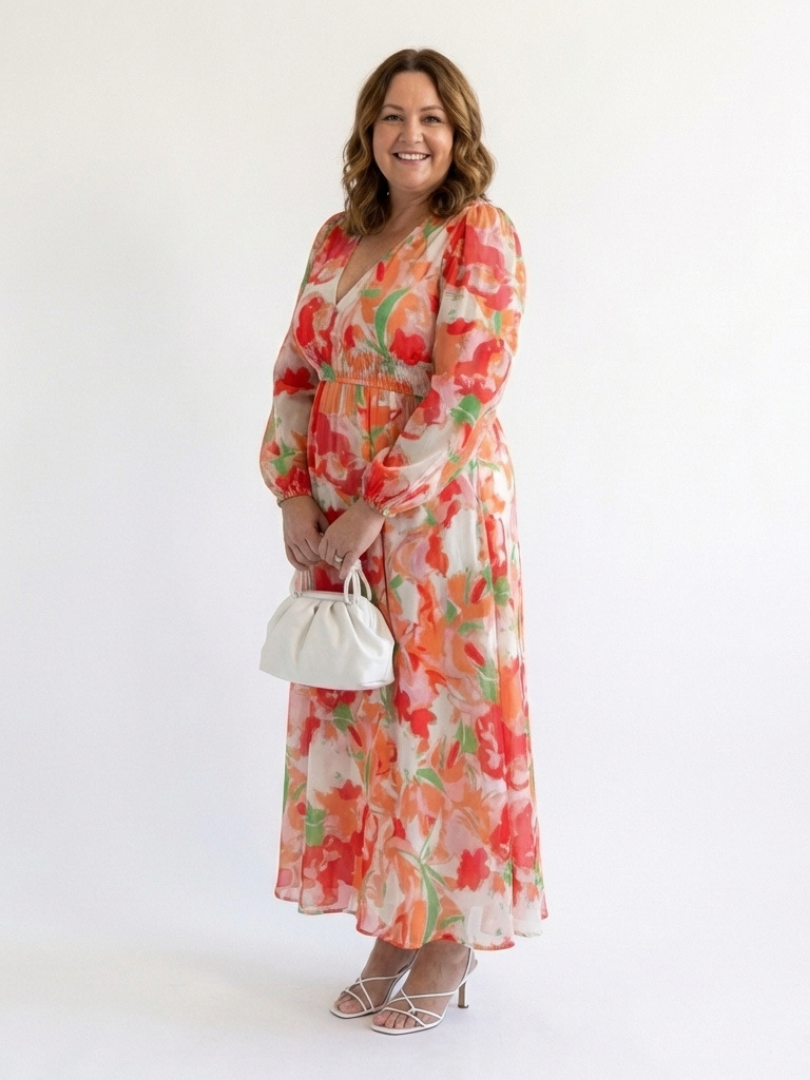 Women's Floral Maxi Dress | Summer Wedding Guest-6