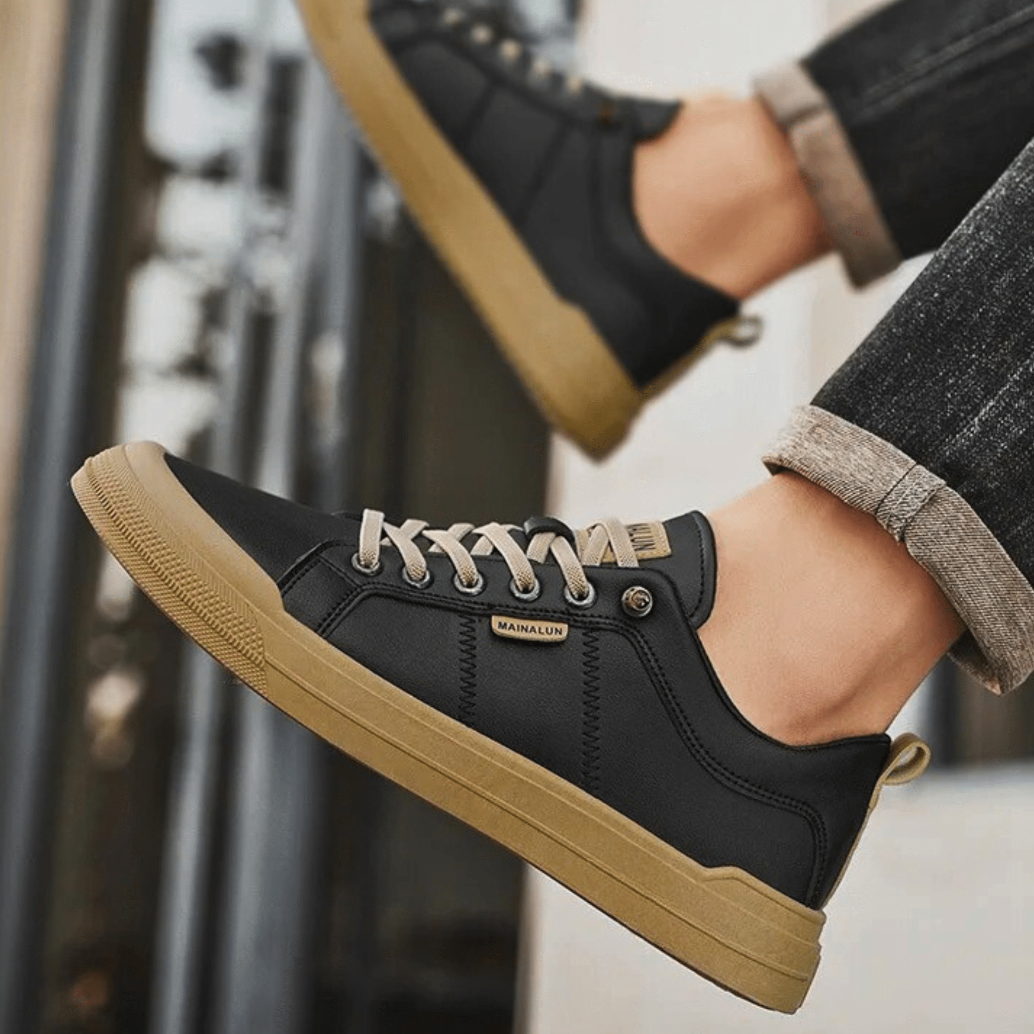 Women's Casual White Sneaker | Lace-Up-8
