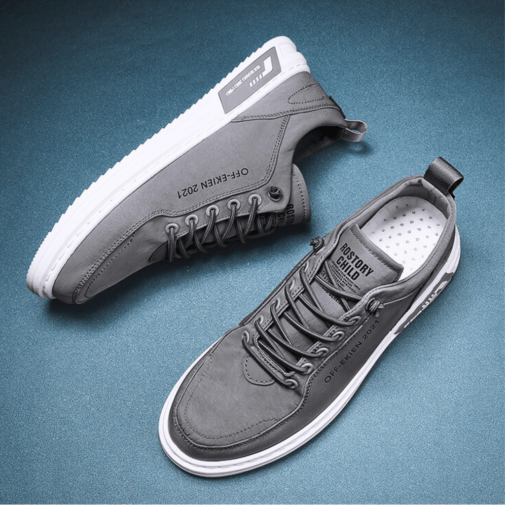 Mens Casual Sneaker | Lace-Up Green-6