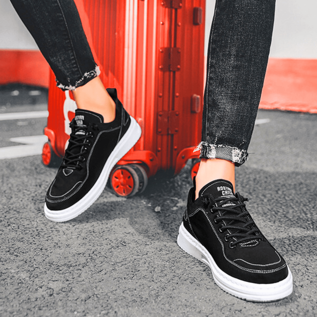Mens Casual Sneaker | Lace-Up Green-19