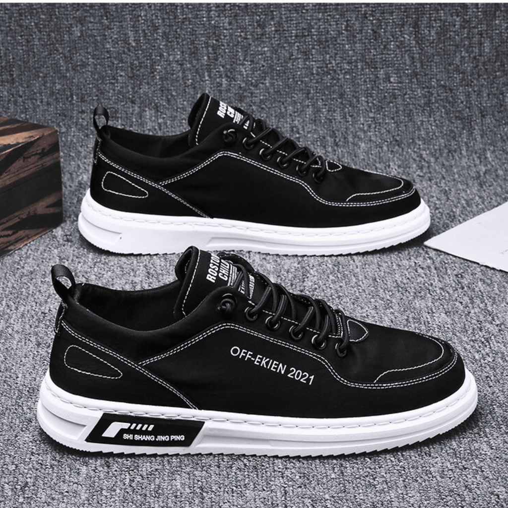 Mens Casual Sneaker | Lace-Up Green-9