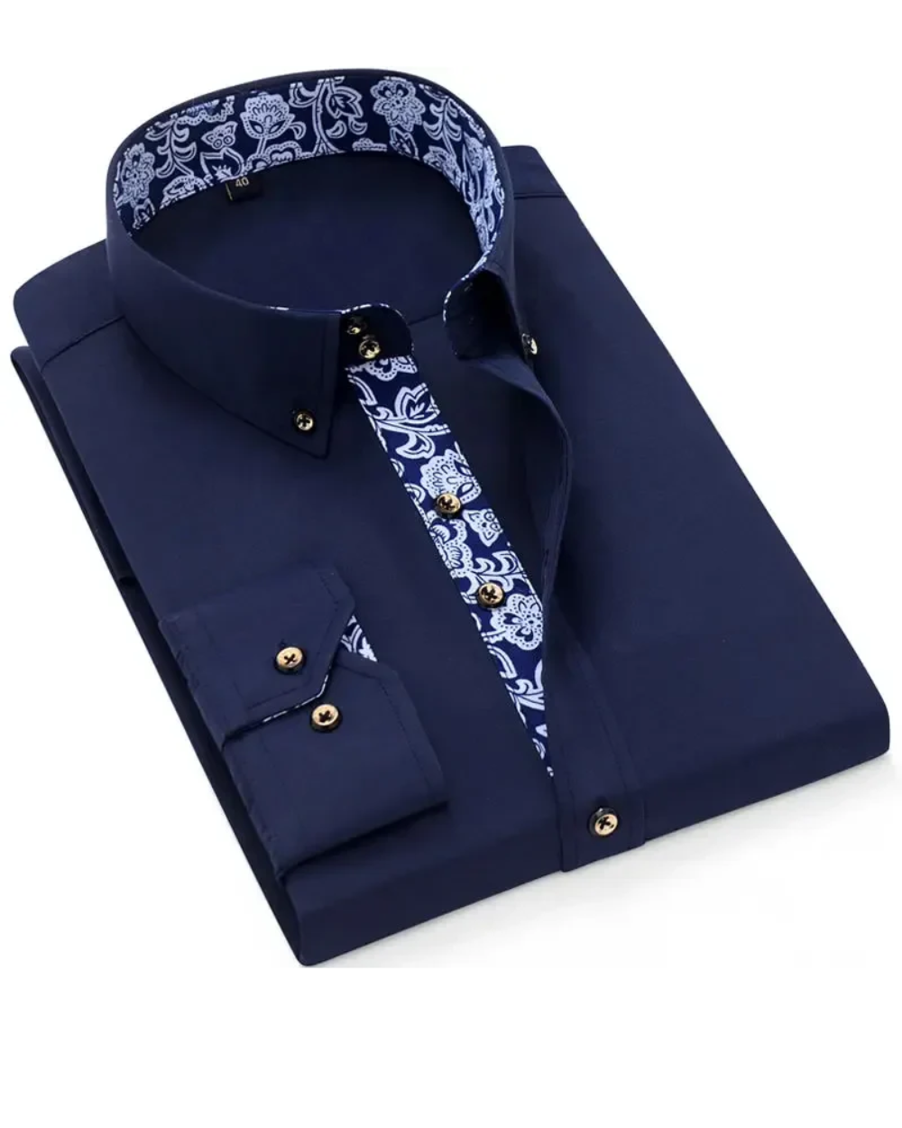 Mens Black Shirt | Button-Down Casual-3