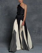 Women's One Shoulder Maxi Dress | Wedding Guest Evening-3
