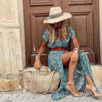 Women's Lightweight Boho Maxi Dress | Elegant Summer Style with Gathered Waist 5