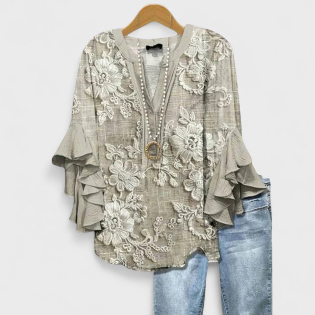 Women's Lightweight Cotton Blouse | Airy Summer Top for Everyday Wear 7