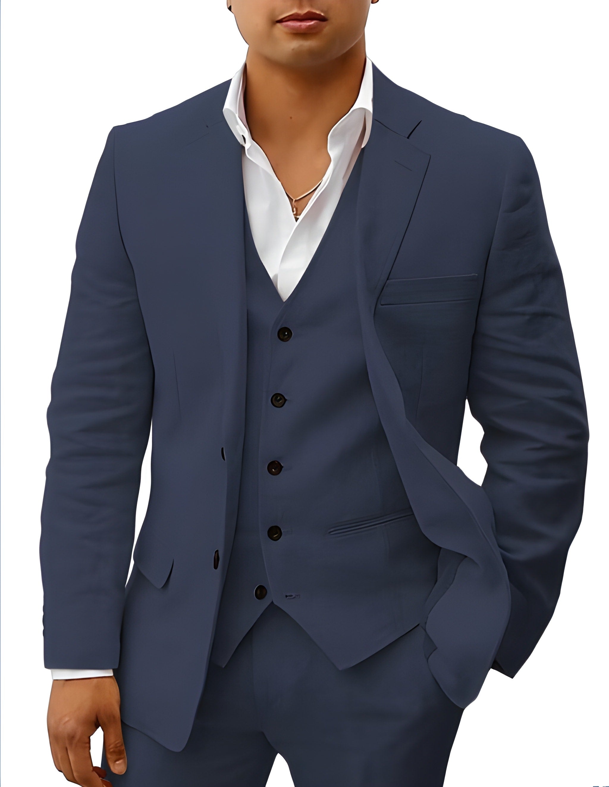 Men's Formal Three Piece Suit | Wedding Guest-6