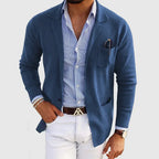Men's button-front resort blazer