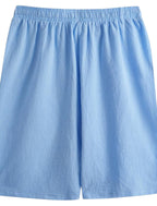 Men's drawstring knee-length vacation shorts