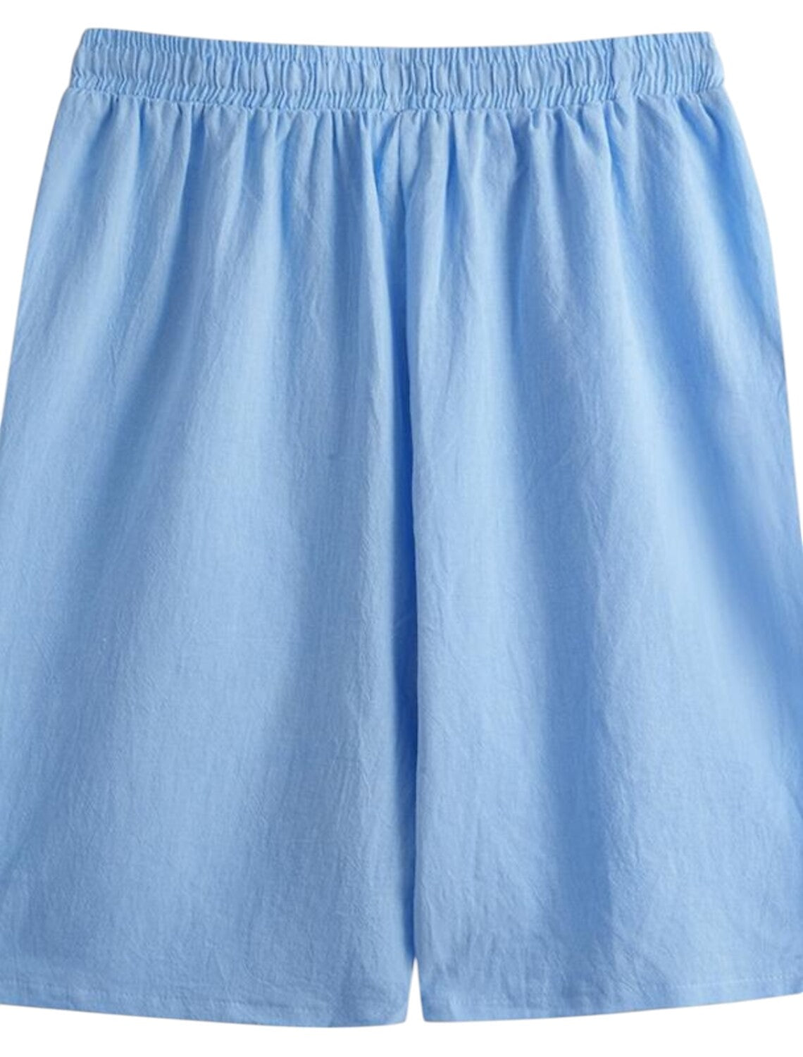 Men's drawstring knee-length vacation shorts