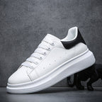 Men's lace-up platform low-top sneakers
