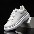 Men's lace-up platform low-top sneakers