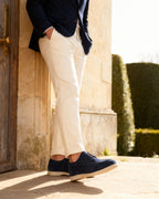 Men's lace-up shoes with suede-effect upper