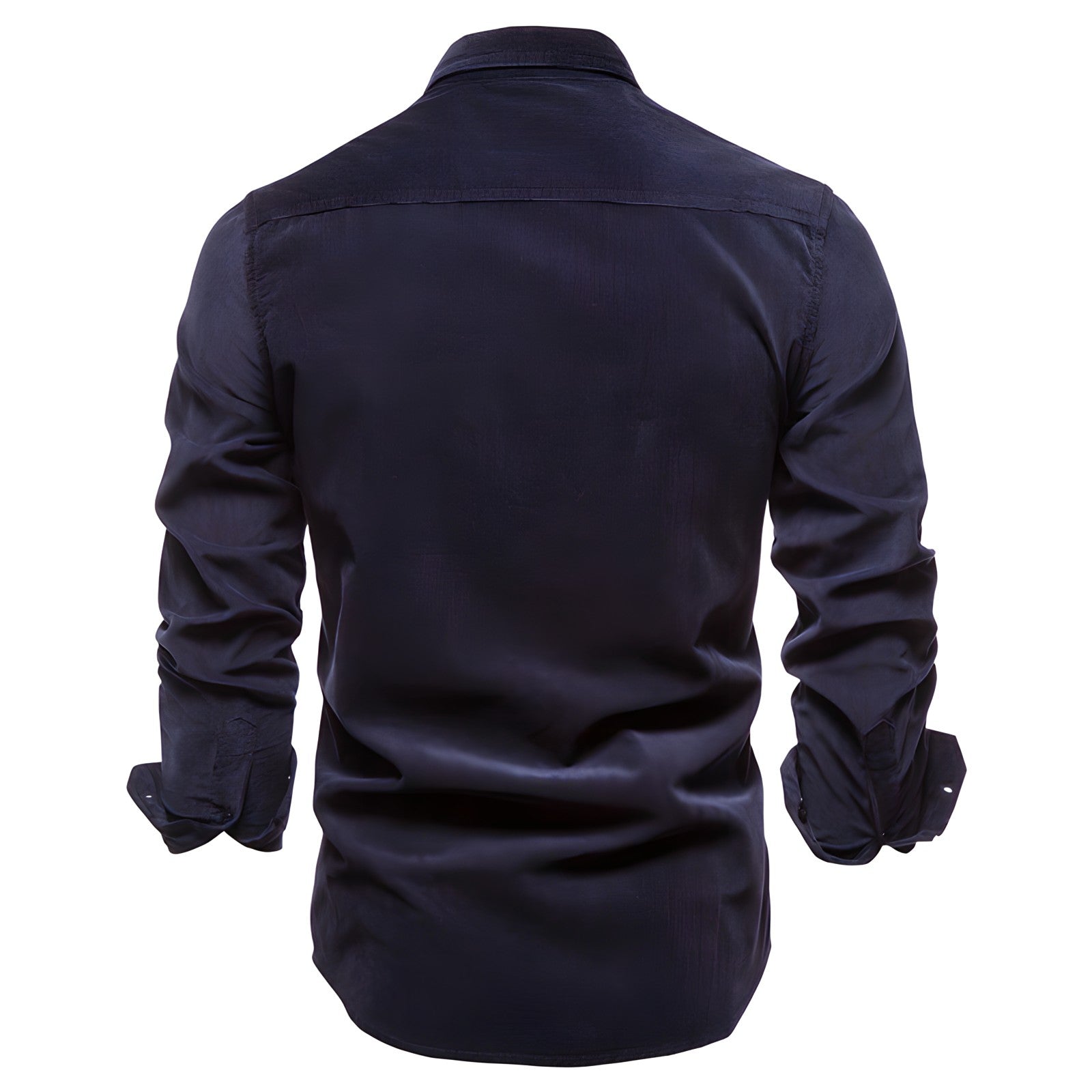 Men's long sleeve button-front weekend shirt