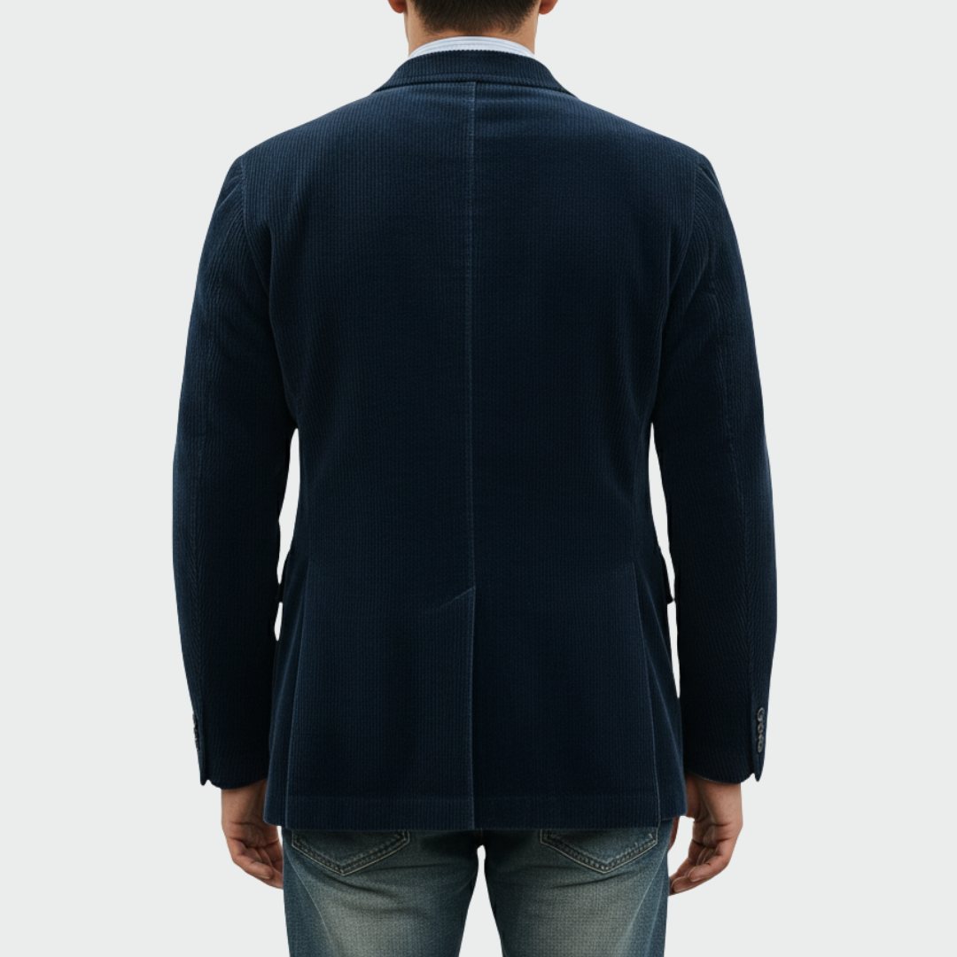 Men's notch lapel two-piece blazer set