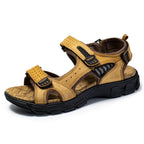 Men's open toe velcro summer sandals