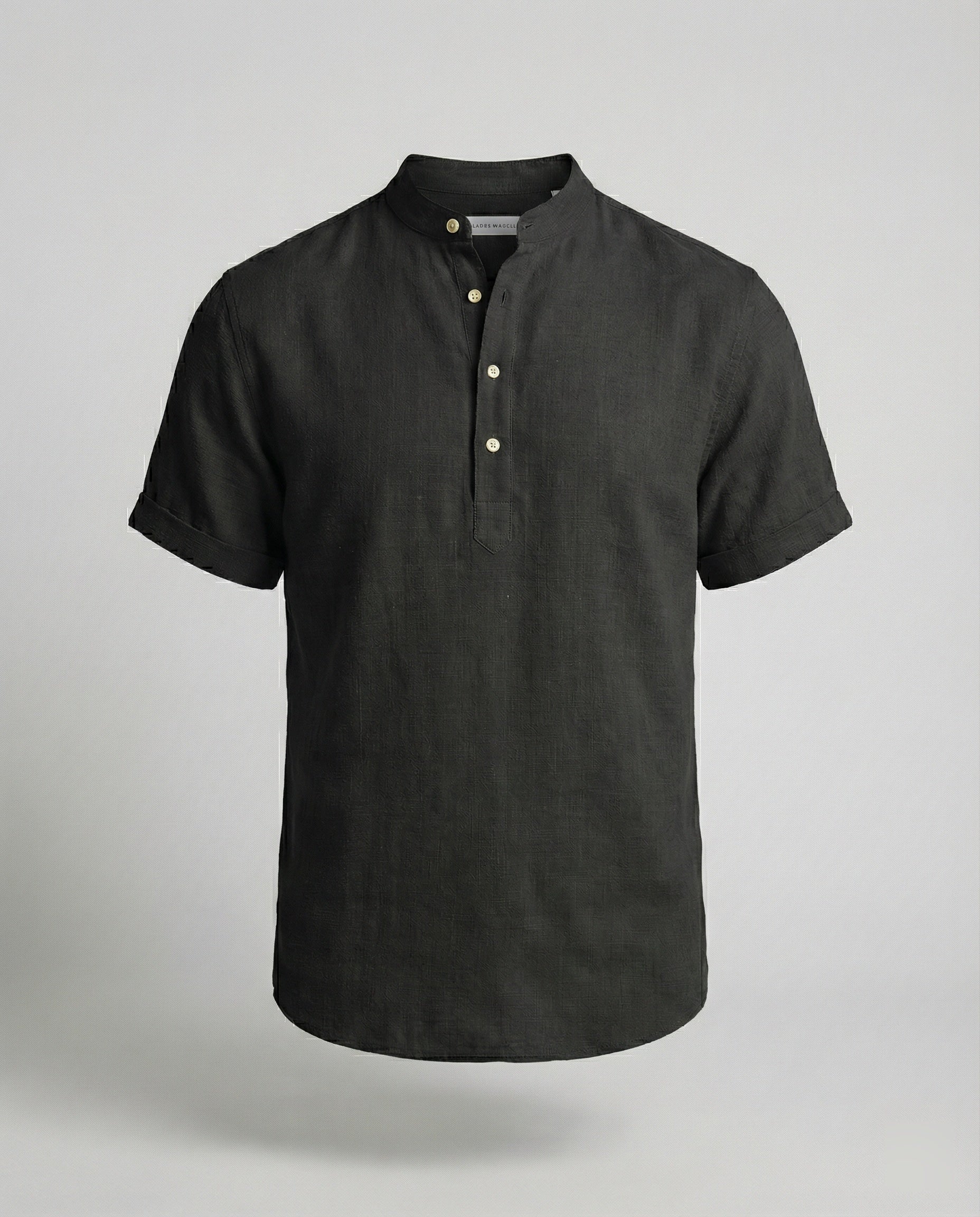Men's polo shirt with V-neckline