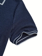 Men's short sleeve resort polo shirt