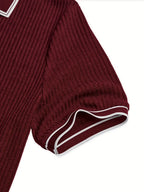 Men's short sleeve resort polo shirt