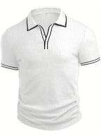 Men's short sleeve resort polo shirt