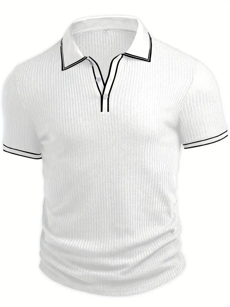 Men's short sleeve resort polo shirt