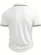 Men's short sleeve resort polo shirt