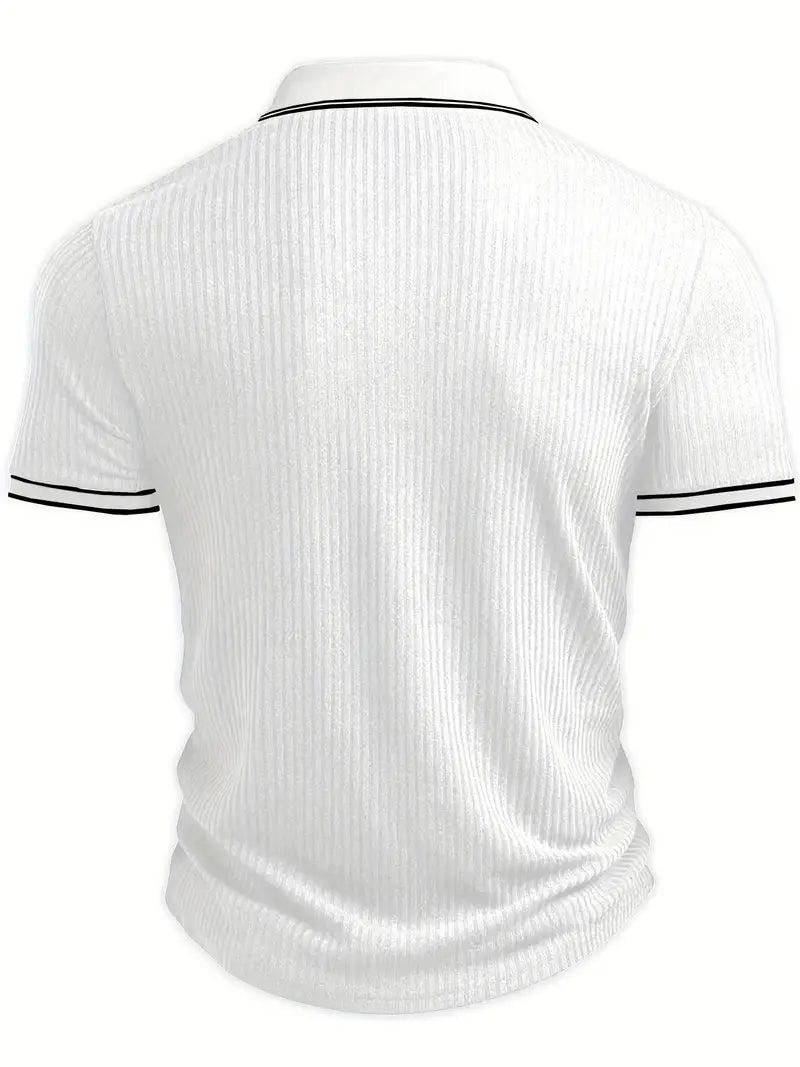 Men's short sleeve resort polo shirt