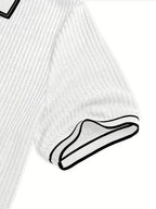 Men's short sleeve resort polo shirt
