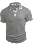 Men's short sleeve resort polo shirt