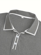 Men's short sleeve resort polo shirt
