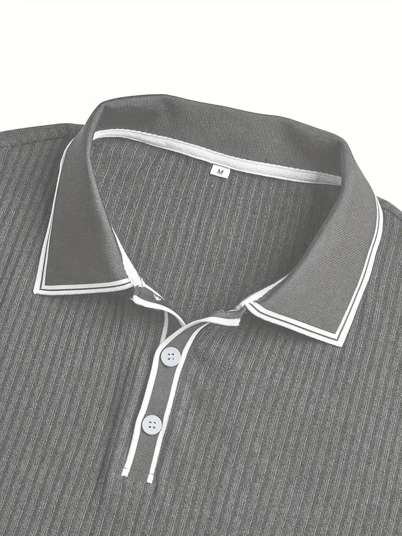 Men's short sleeve resort polo shirt