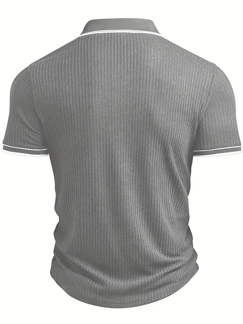 Men's short sleeve resort polo shirt
