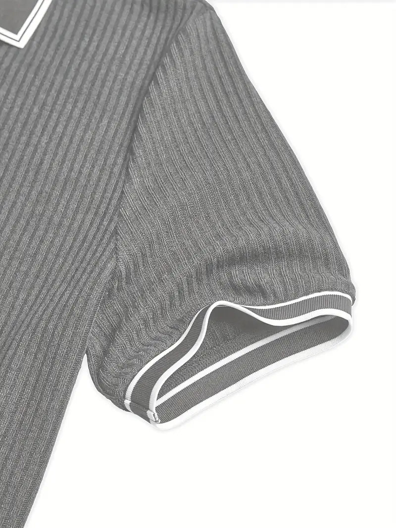 Men's short sleeve resort polo shirt