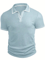 Men's short sleeve resort polo shirt