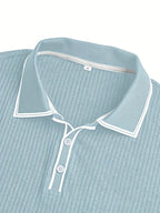 Men's short sleeve resort polo shirt