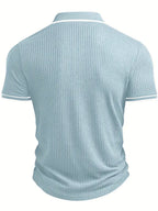 Men's short sleeve resort polo shirt