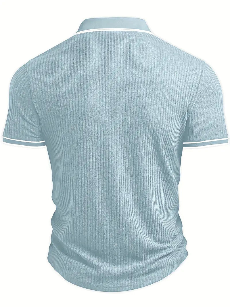 Men's short sleeve resort polo shirt