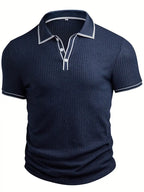 Men's short sleeve resort polo shirt