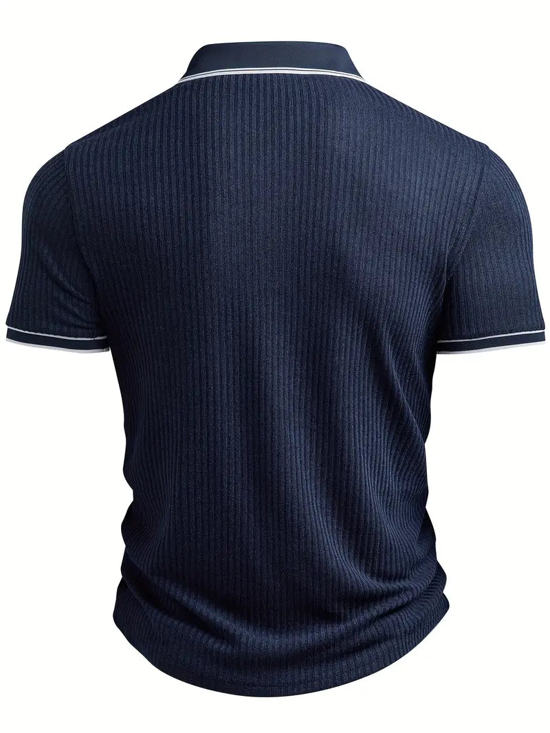 Men's short sleeve resort polo shirt
