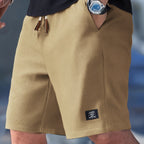 Men's slim fit drawstring weekend shorts