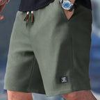 Men's slim fit drawstring weekend shorts