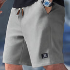 Men's slim fit drawstring weekend shorts