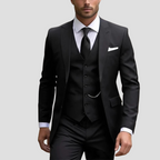 Men's slim fit wedding three-piece suit set