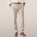 Men's straight leg summer resort trousers