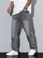 Men's straight leg wide-fit weekend jeans