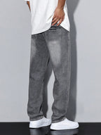 Men's straight leg wide-fit weekend jeans