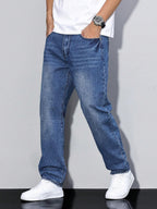 Men's straight leg wide-fit weekend jeans