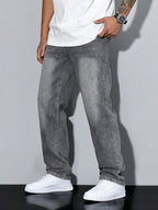 Men's straight leg wide-fit weekend jeans