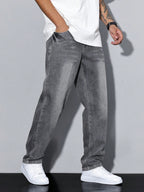Men's straight leg wide-fit weekend jeans